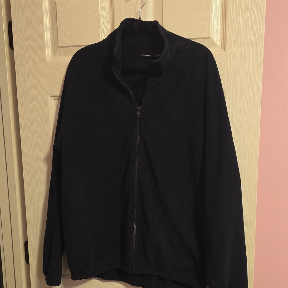 Men's‎ Black Zip-Up Sweater